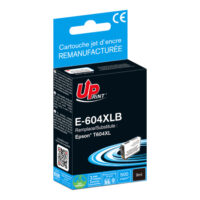 UPRINT CARTOUCHE REMANUFACTUREE EPSON 604XL-REMPLACE C13T10H14010 NOIR