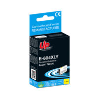 UPRINT CARTOUCHE REMANUFACTUREE EPSON 604XL-REMPLACE C13T10H44010 JAUNE
