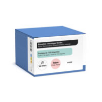 ROULEAU POUR ETIQUETEUSE PL80E 750 ETIQUETTES ADHESIVES ROND DIAM 51MM-ROSE