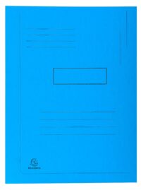 Chemise imprimée à 2 rabats Forever® 290g/m2 - 24x32cm - Couleurs assorties