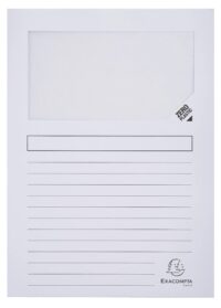 Paquet 50 chemises à fenetre Forever - 22x31cm - Couleurs assorties