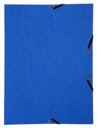 Chemise à élastique sans rabat carte lustrée 350gm2 - A4 - Bleu