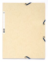 Chemise 3 rabats à élastiques carte lustrée 400g/m2 ® - A4 - Couleurs assorties pastel