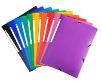 Chemise à élastiques 3 rabats PP OPAK - A4 - Couleurs assorties