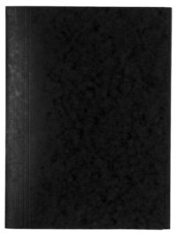 Chemise simple sans élastique avec 3 rabats carte lustrée 400gm2 - A4 - Noir