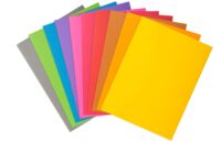 Paquet de 100 sous-chemises ROCK''S 80 - 22x31cm - Couleurs assorties