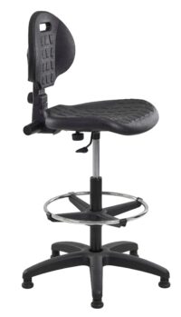 Tabouret multi-usages en polyuréthane noir