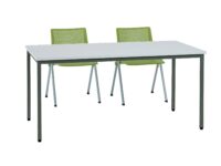 Plateau coloris gris 160 x 80 pieds coloris gris anthracite