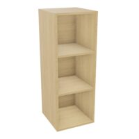 Camille structure mélamine Chêne naturel 3 cases verticales