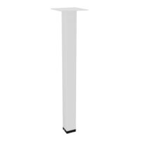 Pied tube de renfort fixe L. 60 cm x l. 60 cm métal lisse blanc