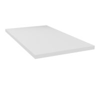 Top caisson L. 80 cm x P. 43,2 cm mélamine blanc neige épaisseur 25mm sens fil
