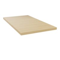 Top caisson L. 80 cm x P. 43,2 cm mélamine Chêne naturel épaisseur 25mm sens fil
