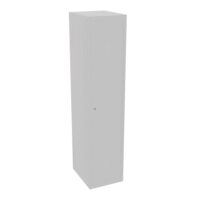 Vestiaire démontable Industrie salissante Suivant - L. 40 cm - corps gris porte gris