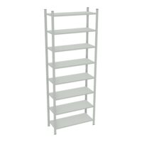 Element départ rayonnage H. 250 cm x L. 90 cm  acier galvanisé 8 tablettes  acier galvanisé