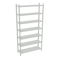 Element départ rayonnage H. 250 cm x L. 120 cm  acier galvanisé 7 tablettes  acier galvanisé