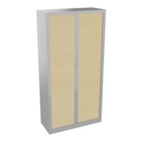 Armoire à rideaux H. 198 x L. 100 x P. 43 cm - équipée de 4 tablettes + 1