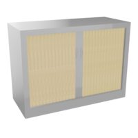 Armoire à rideaux H. 72,6 x L. 100 x P. 43 cm  - équipée de 1 tablettes