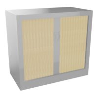 Armoire à rideaux H. 72,6 x L. 80 x P. 43 cm  - équipée de 1 tablettes