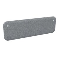 Re-Source panneau Solange frontal-latéral H. 40 cm x L. 120 cm tissu tissu Step mélange gris clair chiné