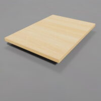 Top caisson épaisseur 19mm en mélamine chêne naturel P. 43,2 cm x L. 53,5 cm