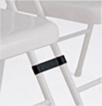 Pièce d'accroche noire pour chaise pliante Géo