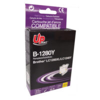 UPRINT CARTOUCHE COMPATIBLE BROTHER LC1280-REMPLACE LC1220/LC1240/LC1280 JAUNE