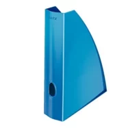 LEITZ Porte revues WOW, 75 x 312 x 258 mm, bleu métallisé