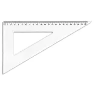 WONDAY Equerre 60 degrés 21 cm sous étui packbordable