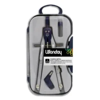 WONDAY Set compas balustre mine + bague universelle + étui de mines