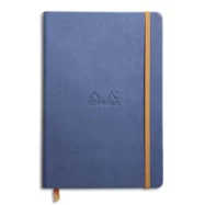 RHODIA Carnet RHODIArama 14,8x21cm 192 pages lignées. Couverture rembordée saphir