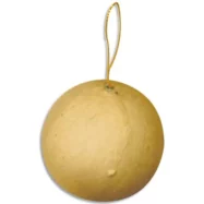 GRAINE CREATIVE Boule en carton d'ornement à décorer diamètre 65 mm