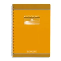 CONQUERANT C7 Cahier reliure spirale 21x29,7 cm 100 pages 70g petits carreaux 5x5