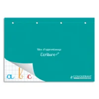 OXFORD Bloc d'apprentissage de l'écriture format A4 paysage, 160 feuillets perforés détachables, 90g