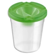 WONDAY Pot anti-verse en plastique transparent avec bouchon de fermeture