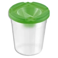 WONDAY Pot anti-verse en plastique transparent avec bouchon de fermeture