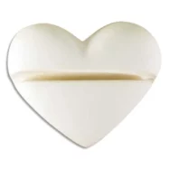 GRAINE CREATIVE Cœurs en plâtre porte-photo à décorer, 41x35x15mm, vendu par 8