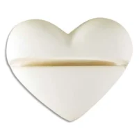 GRAINE CREATIVE Cœurs en plâtre porte-photo à décorer, 41x35x15mm, vendu par 8