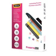 FELLOWES Pack de 100 pochettes A4 250 microns 5401802