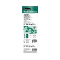 FELLOWES Boîte de 100 peignes anneaux métal 34 boucles 6.4 mm Noir 53218