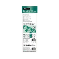 FELLOWES Boîte de 100 peignes anneaux métal 34 boucles 8 mm Blanc 53258