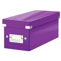 LEITZ Boîte de rangement pour CD Click&Store coloris WOW Violet 60410062