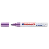 EDDING Marqueur peinture encre permanente laquée Violet pour toutes surfaces, pointe moyenne
