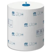 TORK Colis de 6 Rouleaux Essuie-mains Universal Extra long 1 pli format 280m x 21cm Blanc pour Matic H1