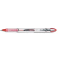 UNI-BALL Stylo roller pointe métal moyenne encre liquide Rouge UB200R