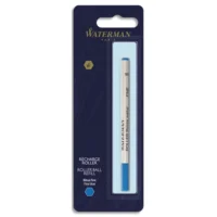 WATERMAN Recharge pour roller pointe fine encre Bleue. En blister.