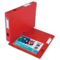 OXFORD Boîte classement non montée MEMPHIS PP 7/10e. Dos 4 cm. Coloris Rouge