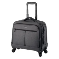 LIGHTPAK Trolley Gris Phoenix avec roulettes et compartiments 44,5x 37,5x21 cm 46133