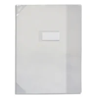 OXFORD Protège-cahier 21x29,7cm Strong Line cristal 15/100è + coins renforcés (30/100è). Incolore