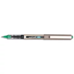 UNI-BALL Stylo Roller pointe métal fine encre liquide Verte UNI-BALL EYE UB 157