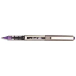 UNI-BALL Stylo Roller pointe métal fine encre liquide Violet UNI-BALL EYE UB 157
